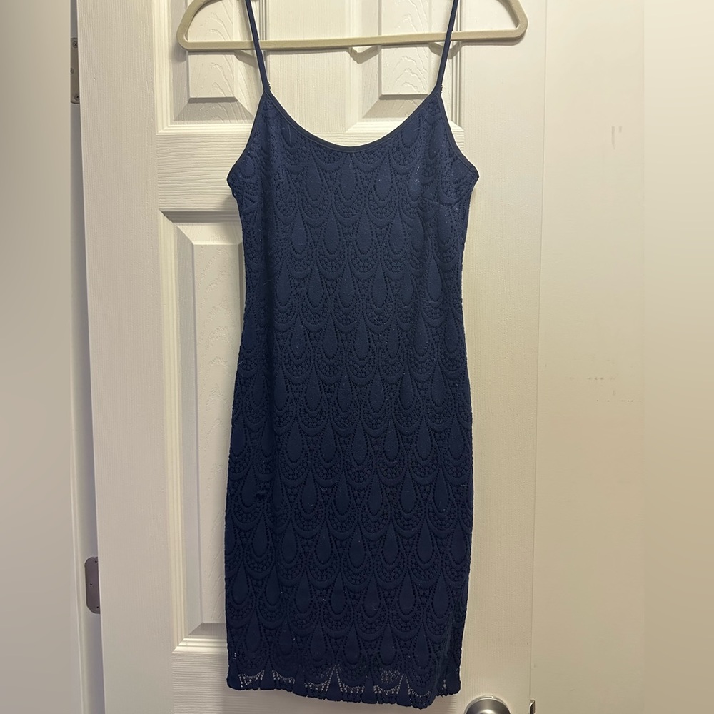 Lilly Pulitzer navy mini dress